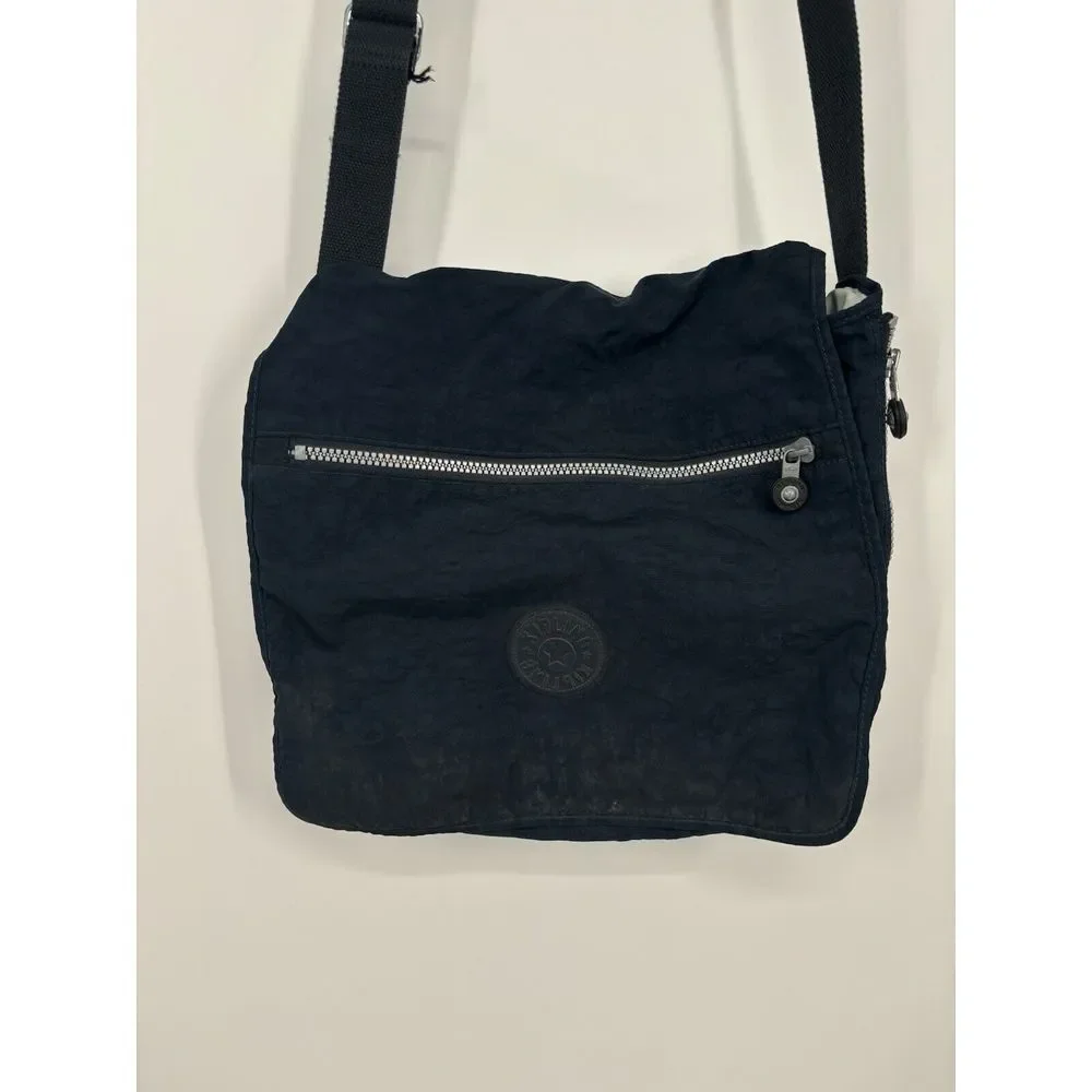 Kipling Oswin Messenger Crossbody Shoulder Bag Blue Bleu 2 M6 11.5